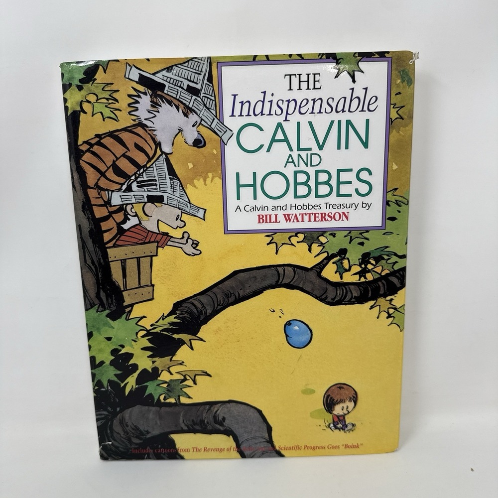 The Indispensable Calvin and Hobbes Treasury hardcover by Bill Watterson 1992 HC